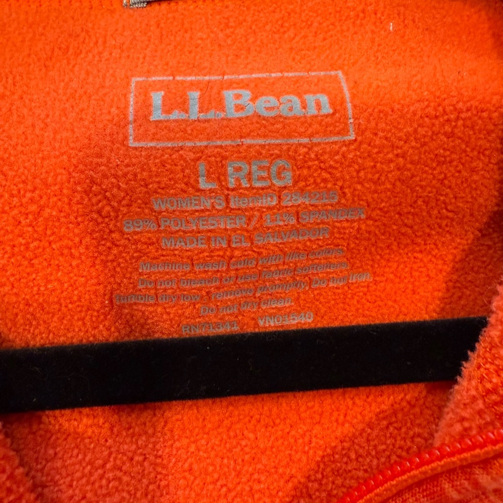 LL Bean Softshell Fleece Jacket - Picture 6 of 7